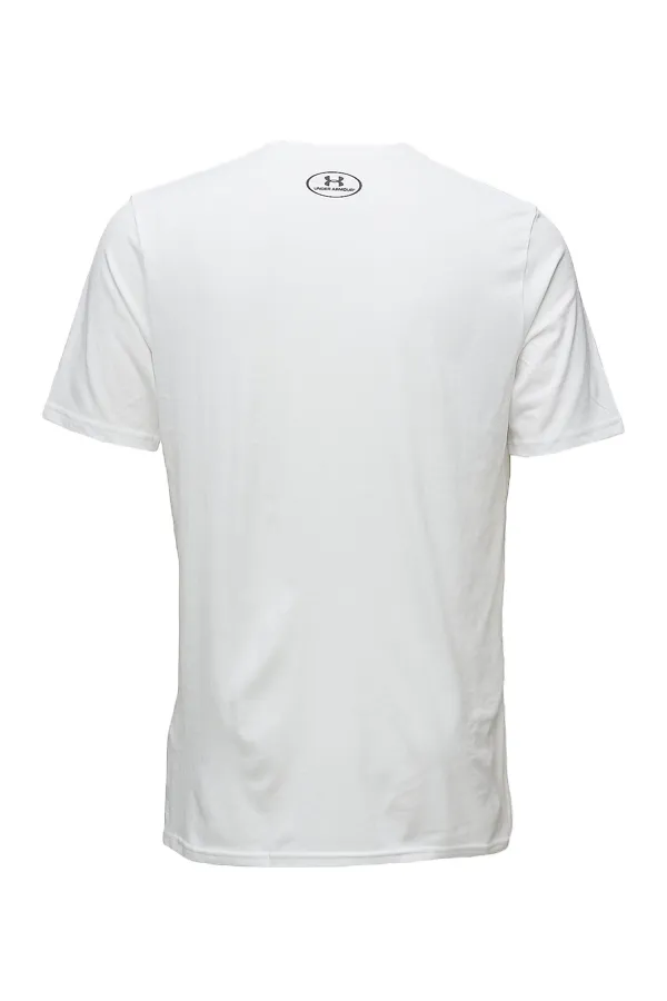 Under Armour White Logo Tee