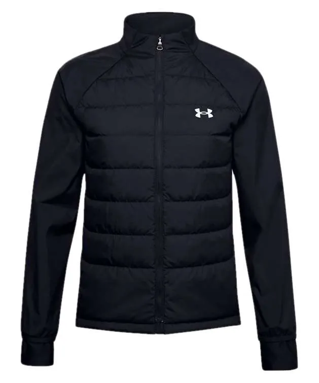 Under Armour Women’s Run Insulate Hybrid Jacket (Black/Reflective)