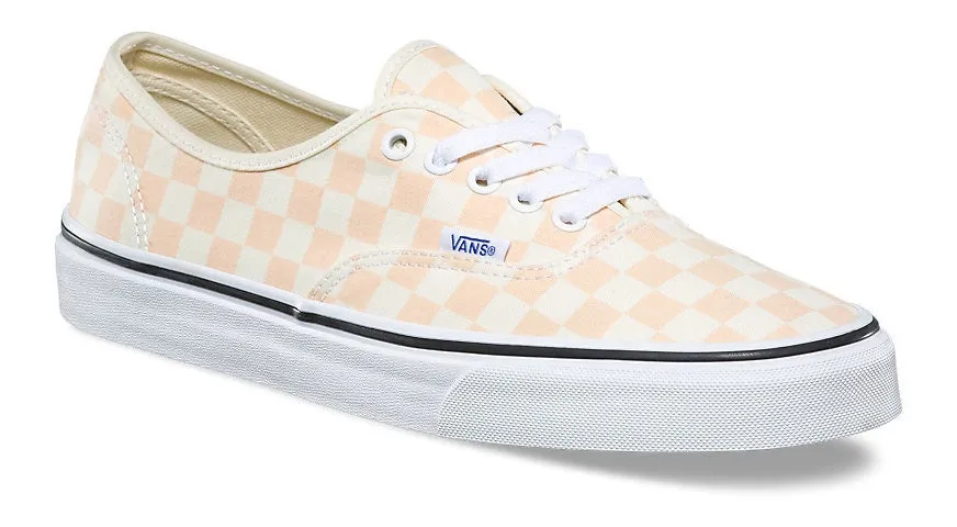 Vans Authentic (Checkerboard) Apricot Ice/True White