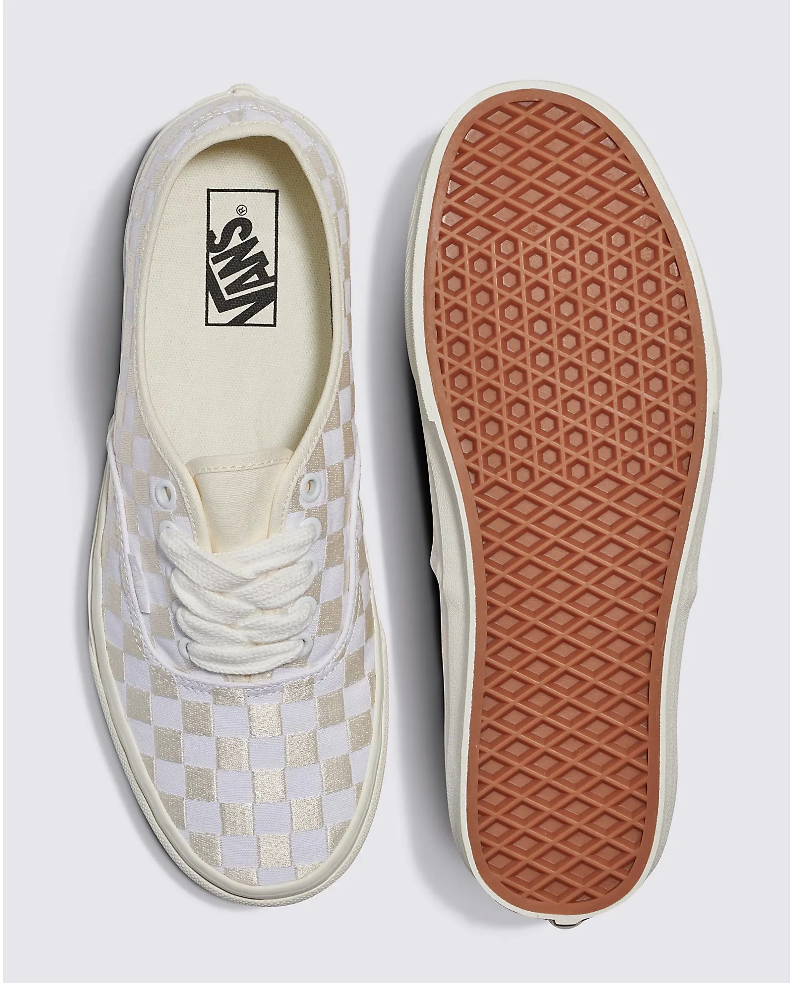 Vans Authentic Checkerboard Embroidered Shoes