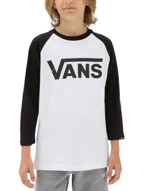 Vans Classic Long Sleeve T-Shirt for Boys Ages 7-14.