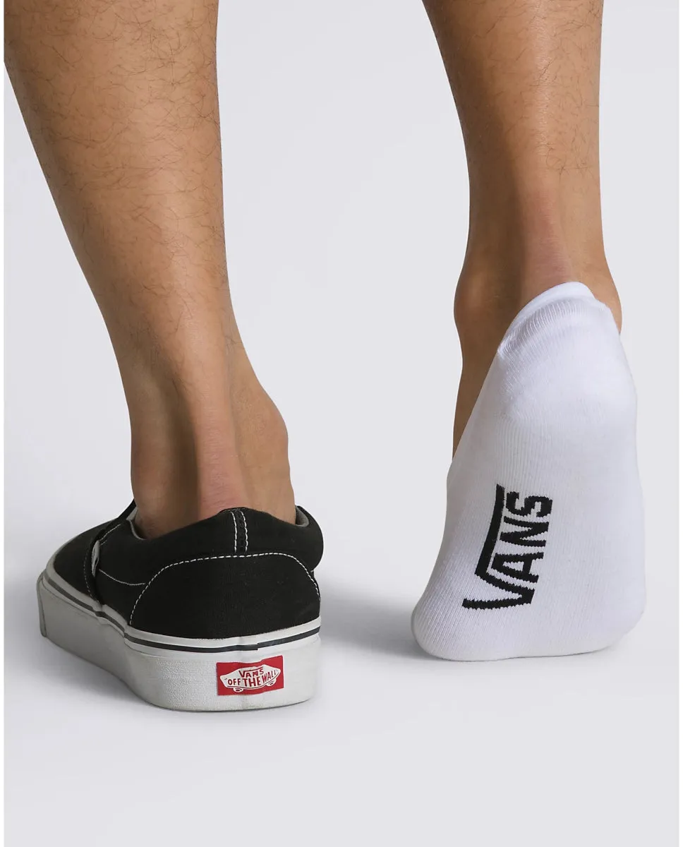 Vans Classic White No Show Socks - 3 Pairs