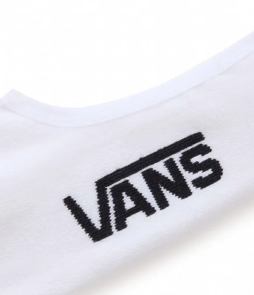 Vans Classic White No Show Socks - 3 Pairs