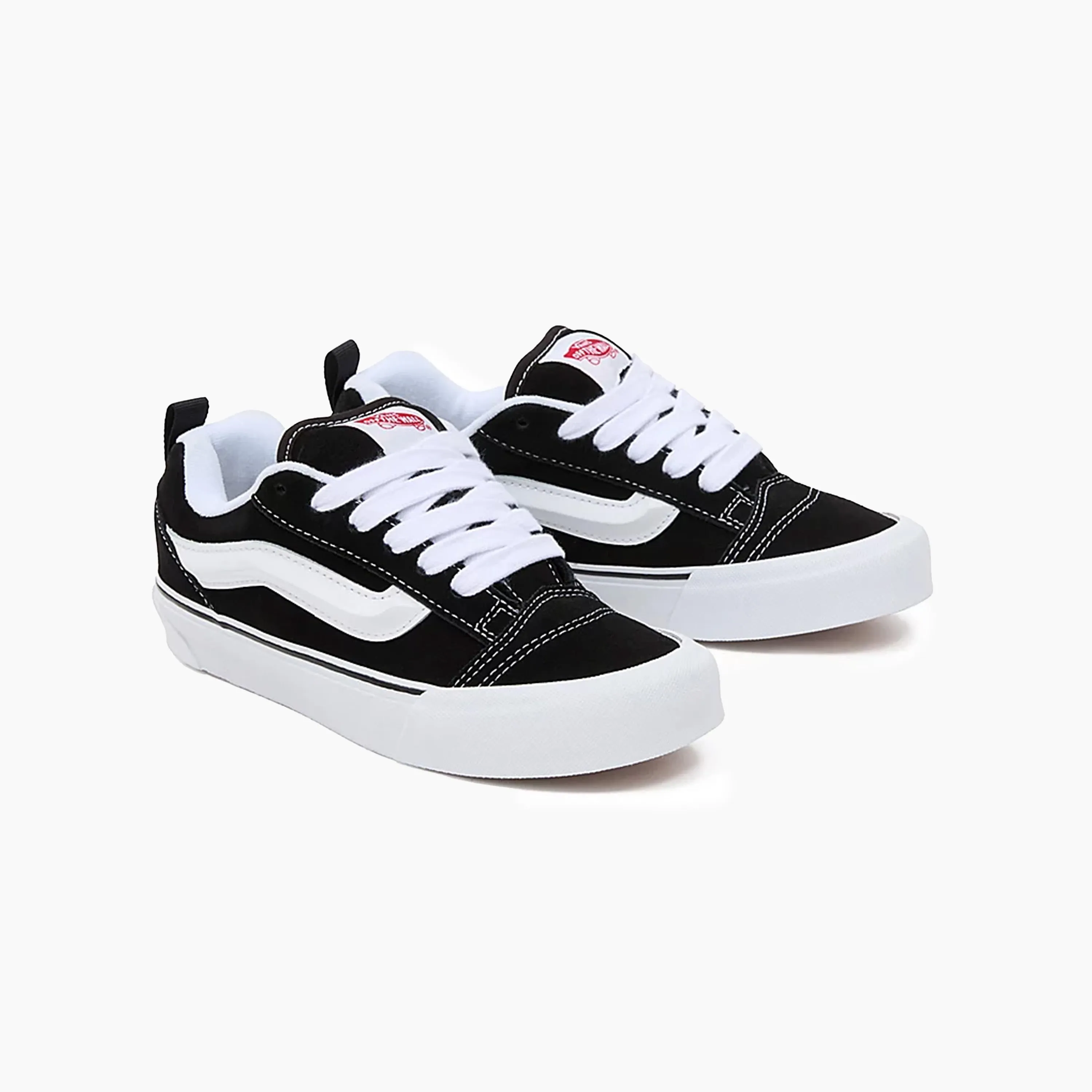 VANS KNU SKOOL BLACK & TRUE WHITE - VN0009QC6BT