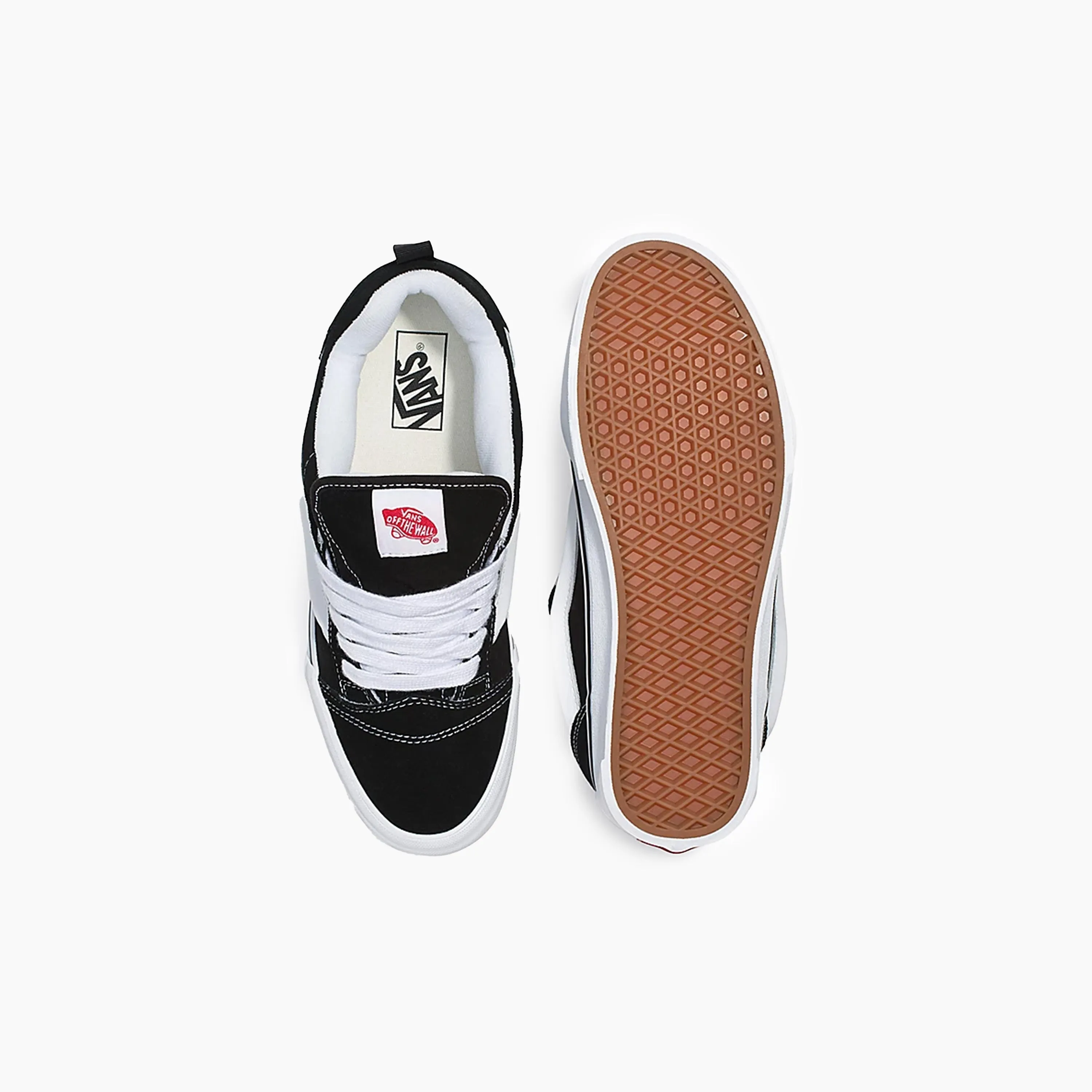 VANS KNU SKOOL BLACK & TRUE WHITE - VN0009QC6BT