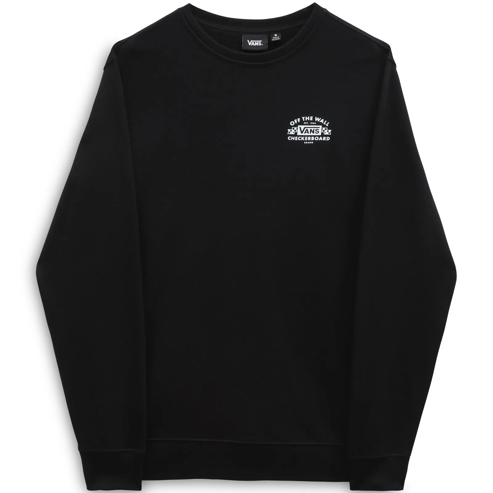 Vans Mens Trade Wear Crew Neck Sweatshirt- Black