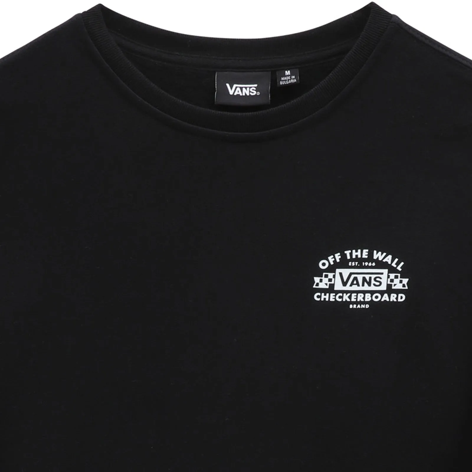 Vans Mens Trade Wear Crew Neck Sweatshirt- Black