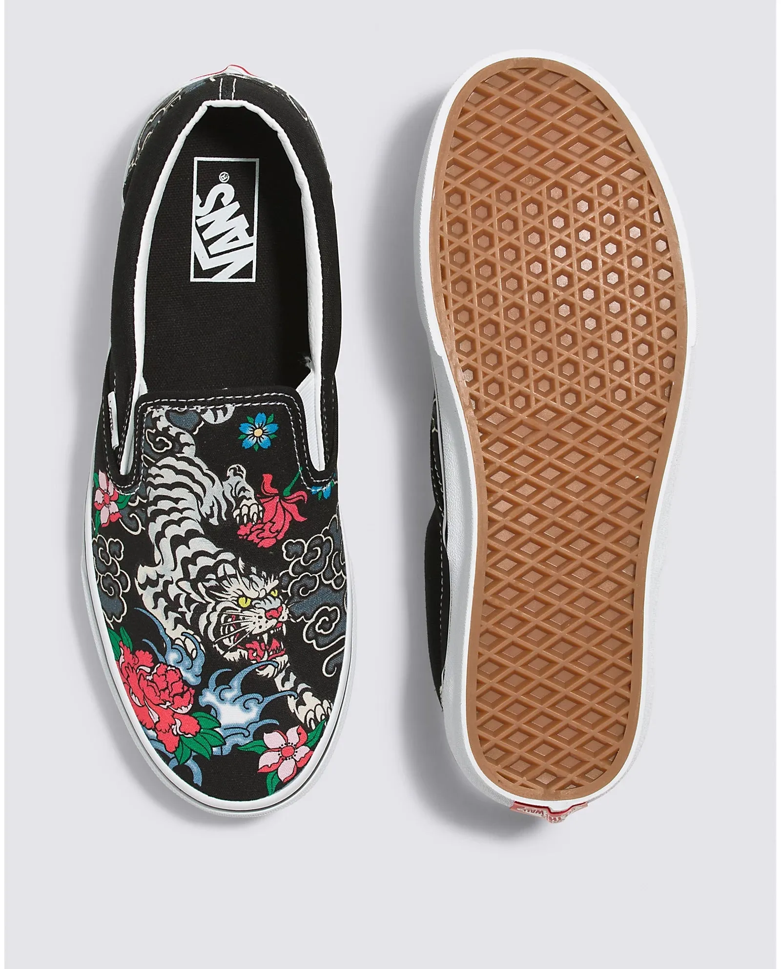 Vans Slip-On Tiger Floral Shoes