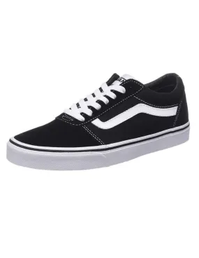 VANS Ward Suede Canvas Trainers Black/White