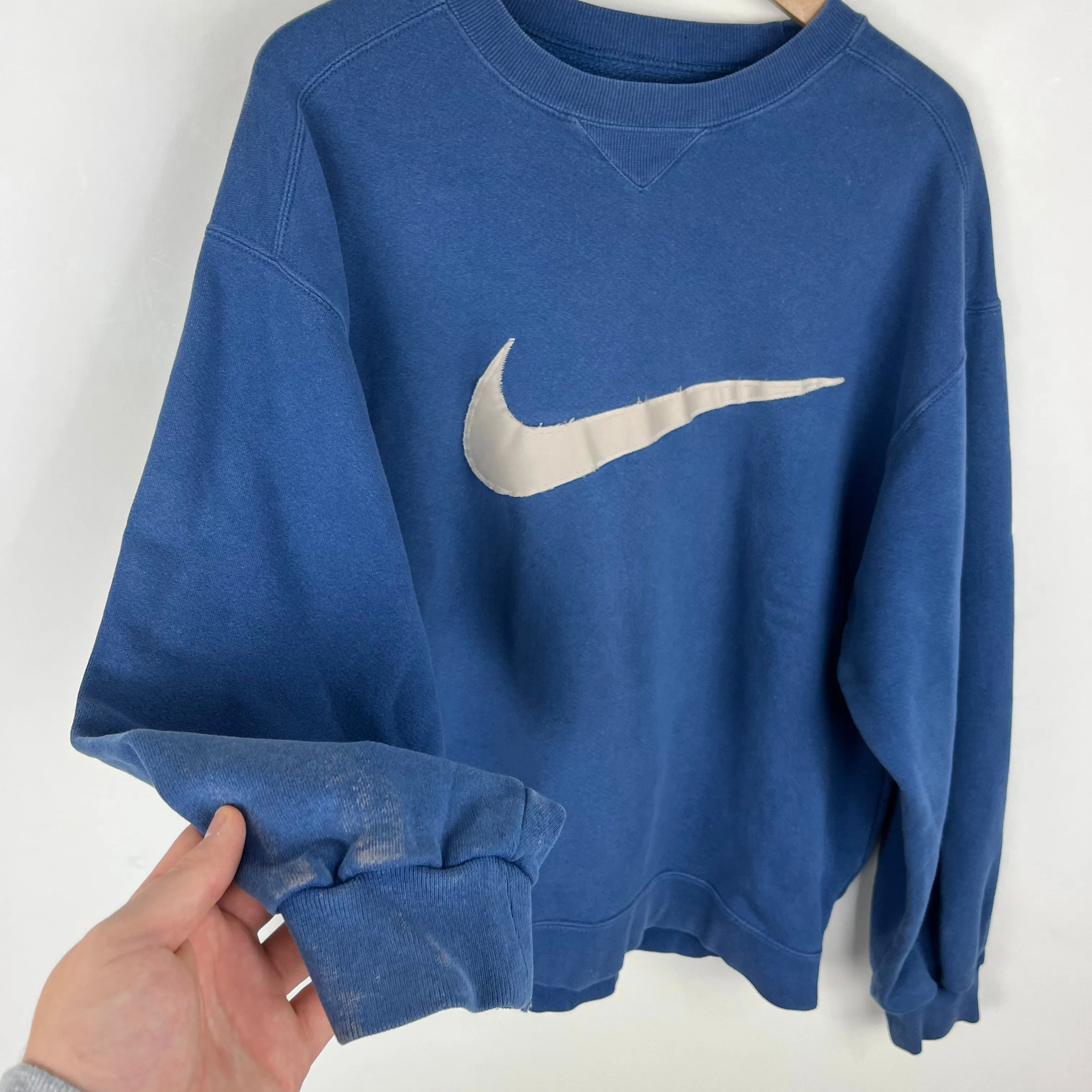 Vintage Nike Sweatshirt - Medium/Large - Embroidered | Shop Now