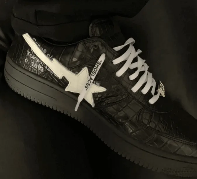 Virgil Abloh May Have Just Debuted an Off-White x Bape Bapesta Collaboration