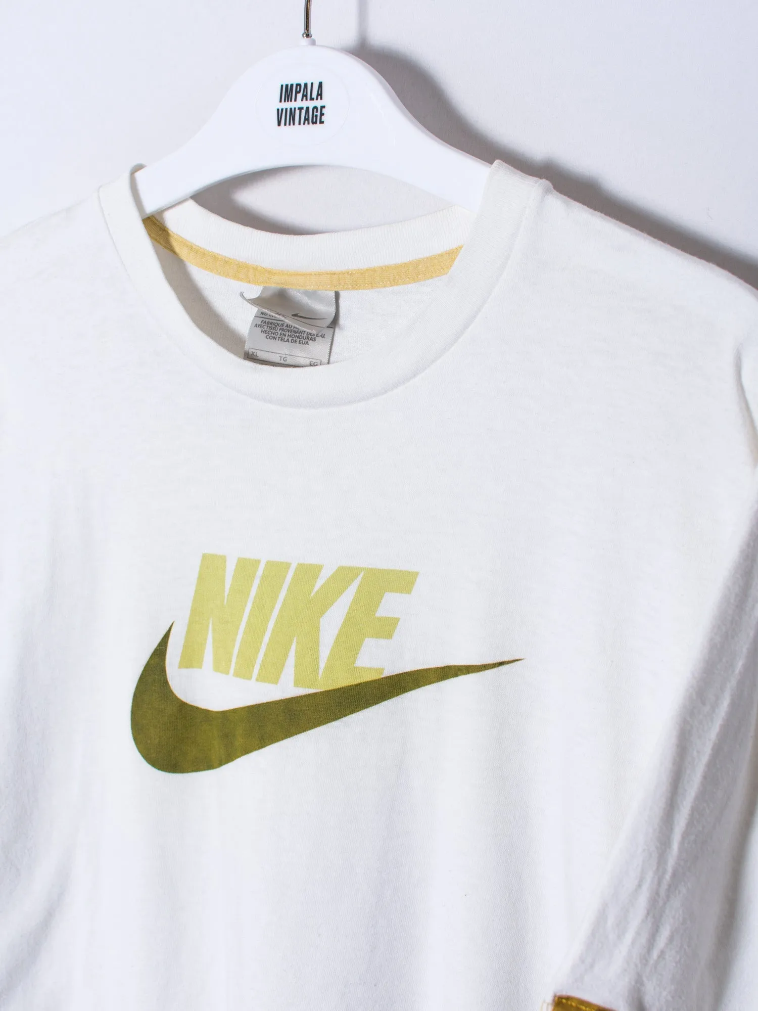 White Cotton Nike Tee