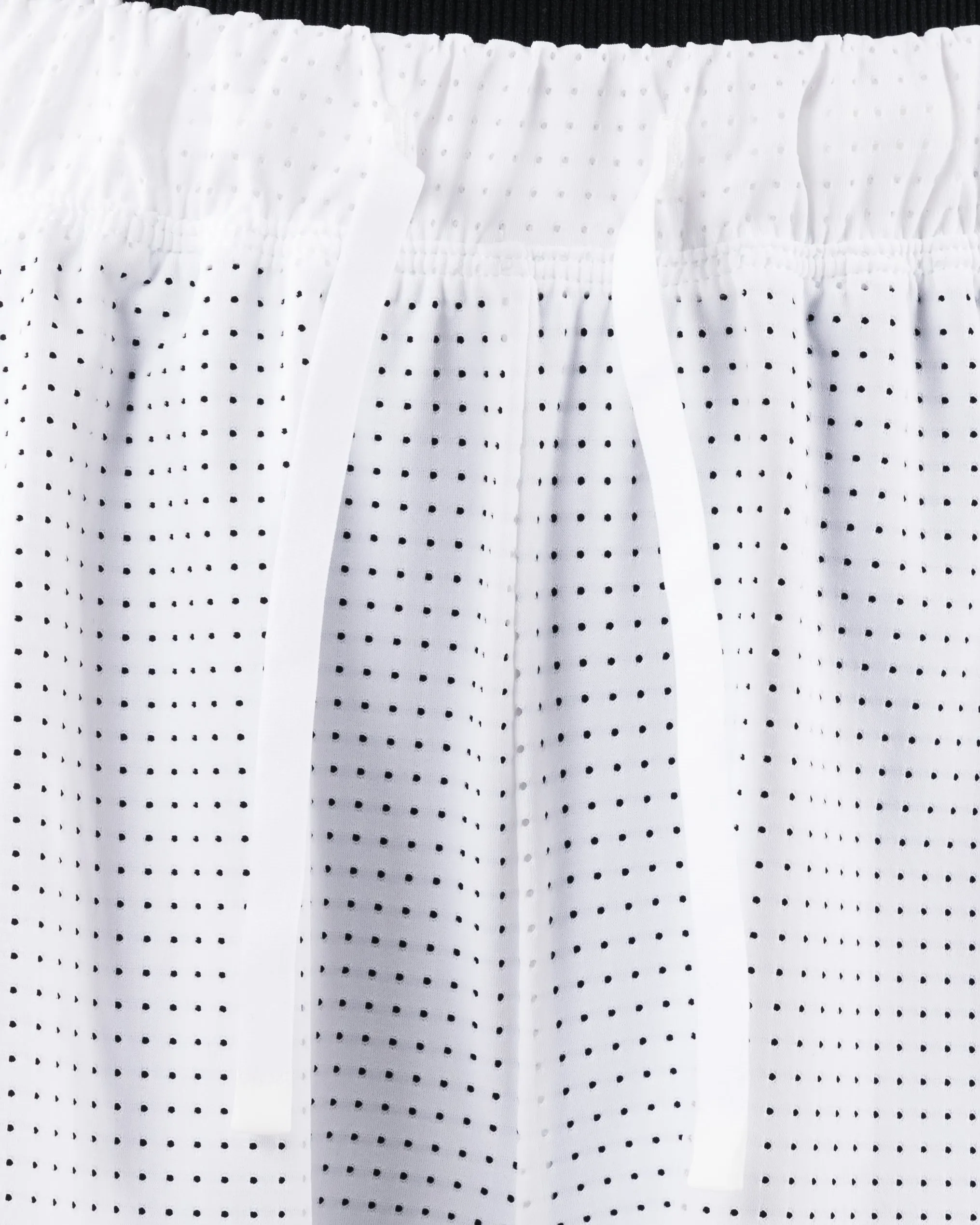 White Margo Mesh Shorts