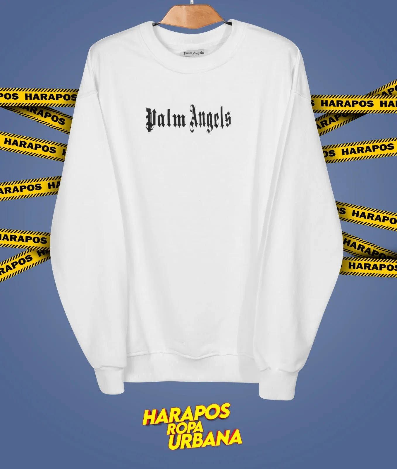 White Palm Angels sweatshirt with back design.