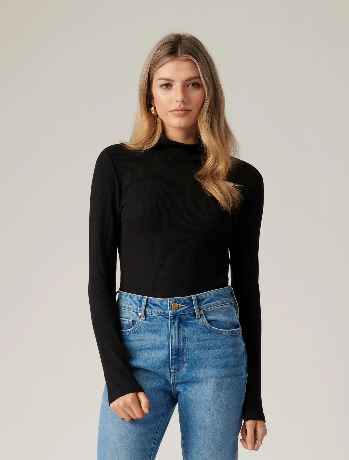 Winona Rib Long Sleeve Top