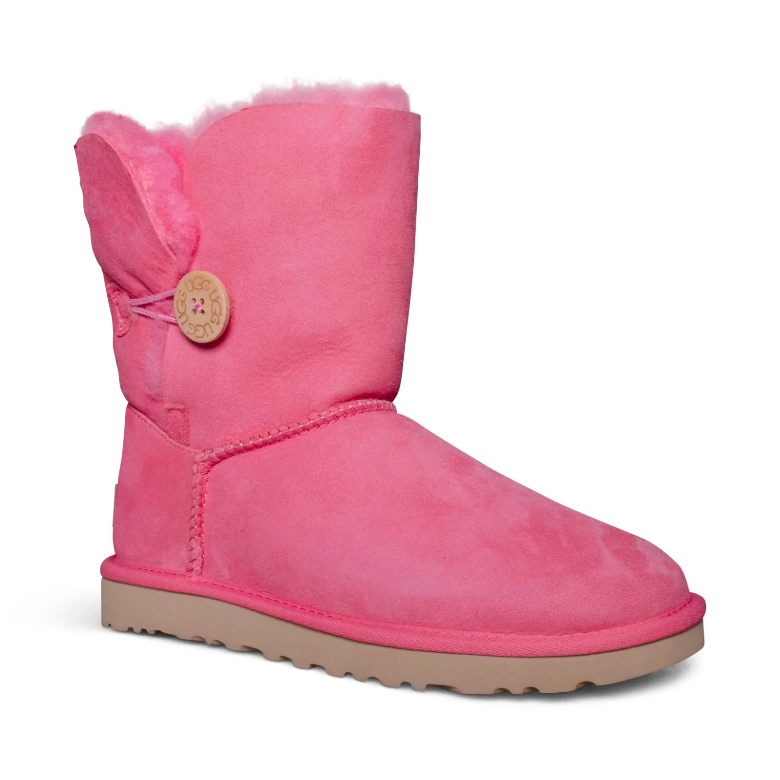 Women's UGG Bailey Button II Pink Rose Boots