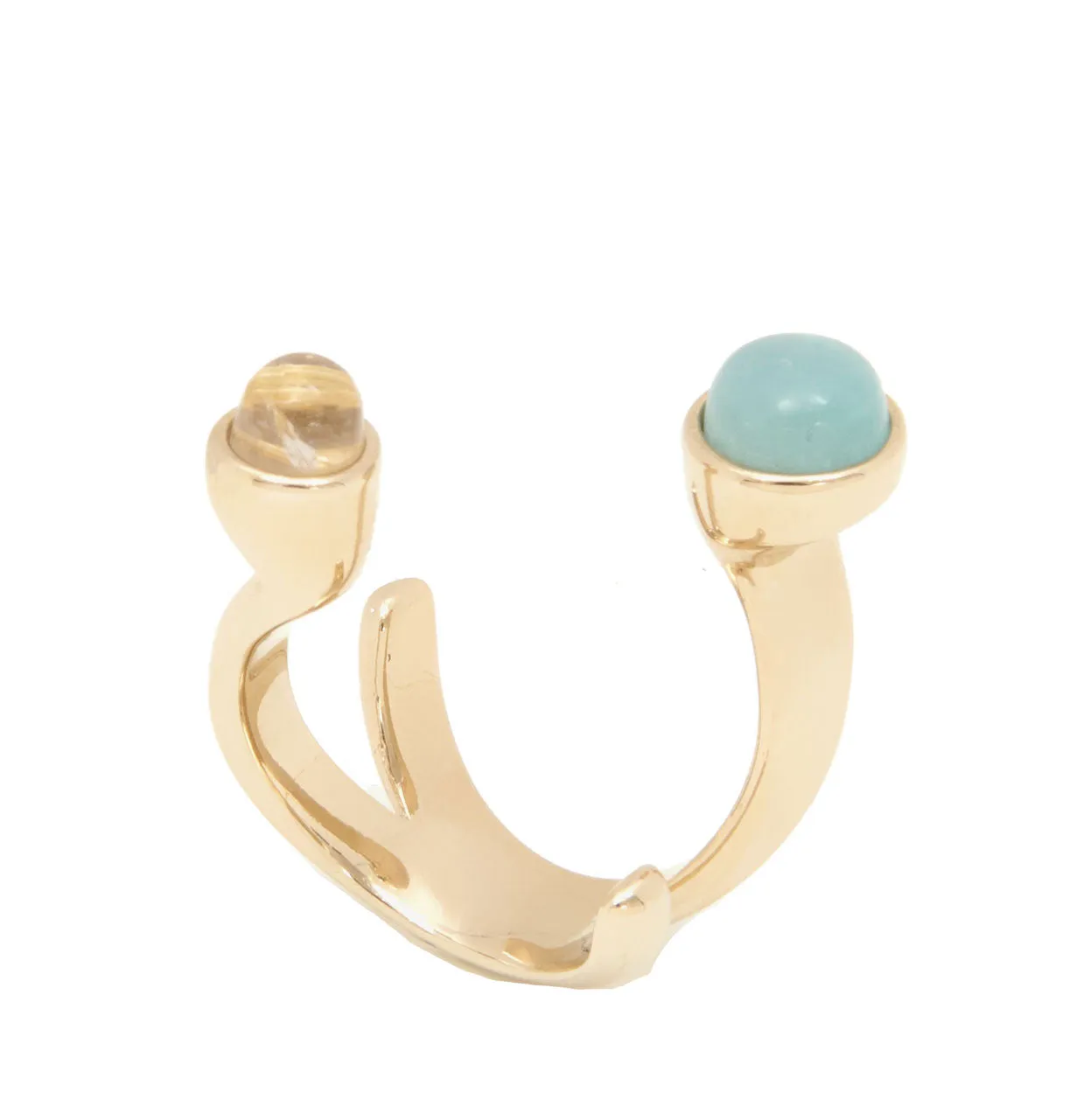 Zodiac Aries Ring 2, Amazonite